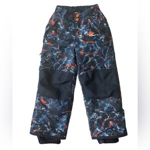 Snow Bib Pants Navy Multi color Size S (6/7)